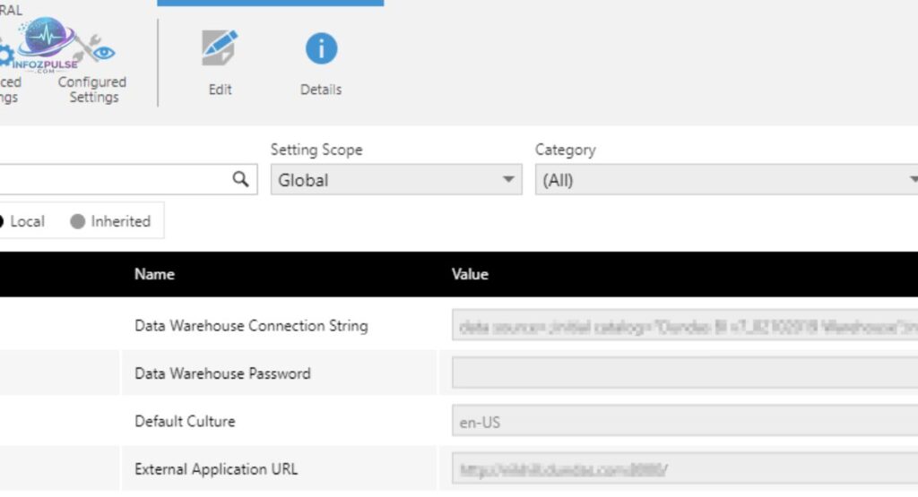 Configuration Settings